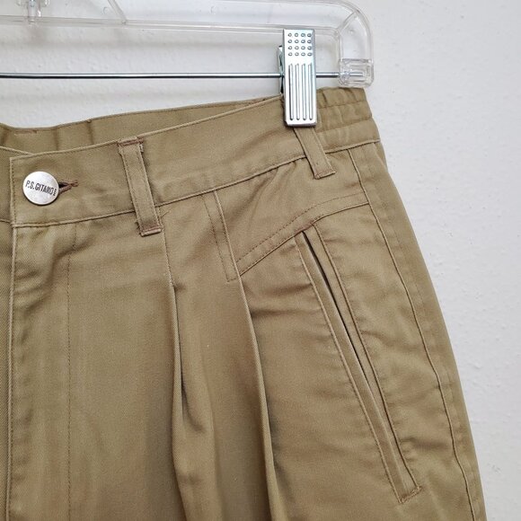 Vintage Gitano high waist pleat front crop pants - Picture 2 of 11